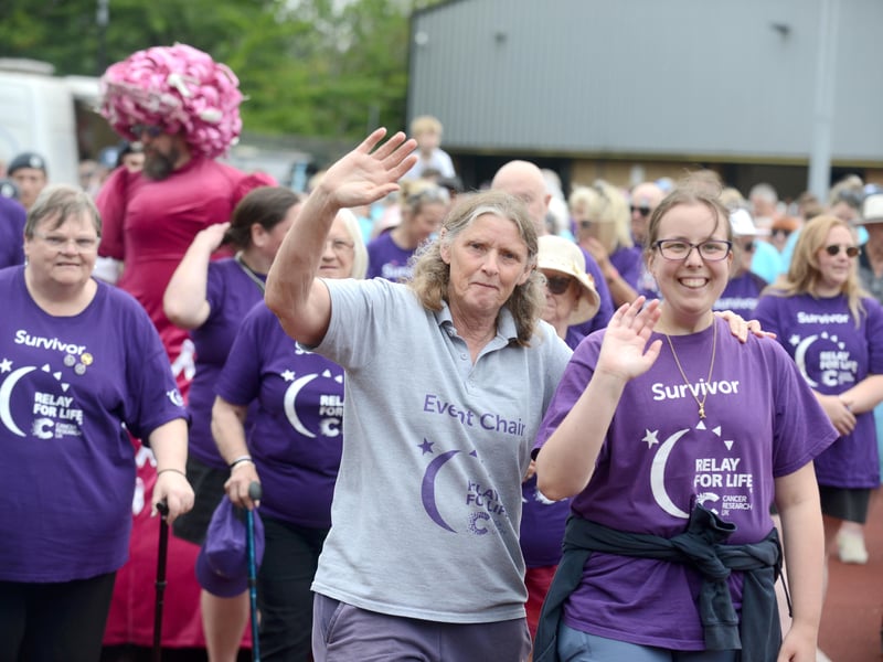 Ann Walsh waves goodbye after 17 years of organising the event.