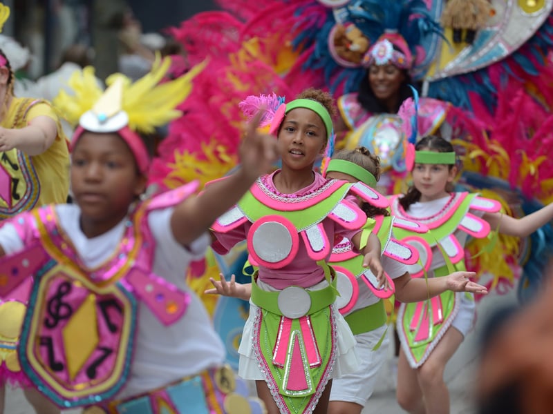 An array of fantastic costumes were on display.