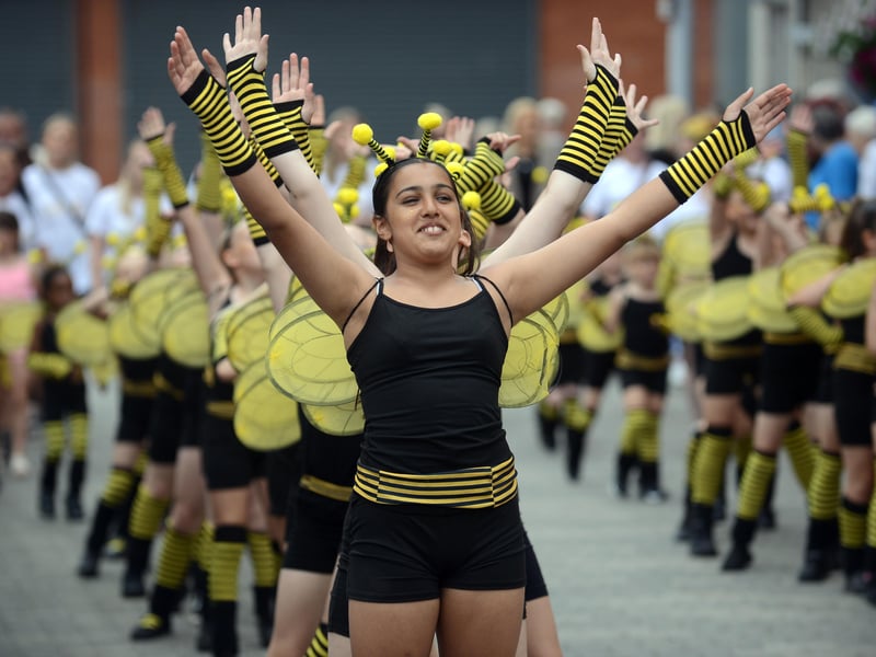 These busy bees put on a fantastic display.
