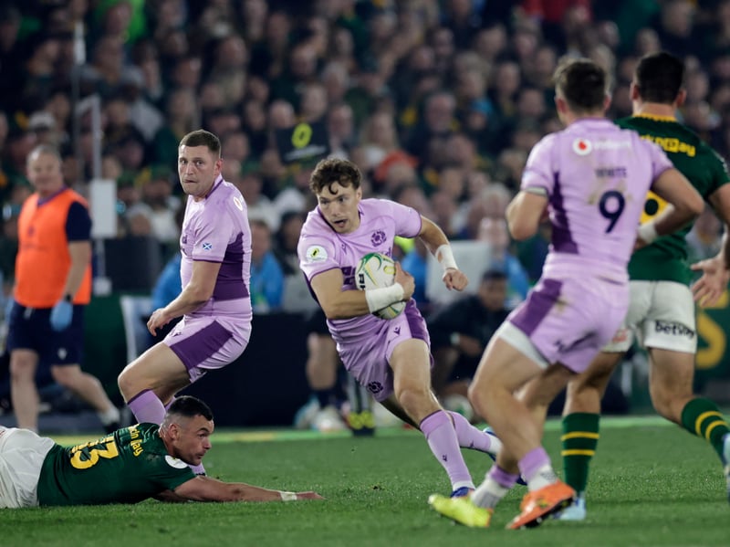 Some nice runs and steps throughout that made some significant meters and kept the Boks on their toes. 