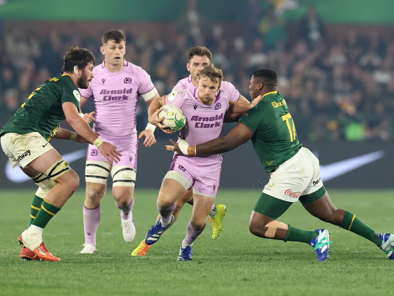A few eye catching moments and passes as he makes another claim to be Scotland's first choice outside centre