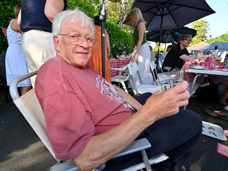 Castlecroft Gardens in Wolverhampton, a very unique street, and a special street party to mark 100 years of the street.  Tony Perry.