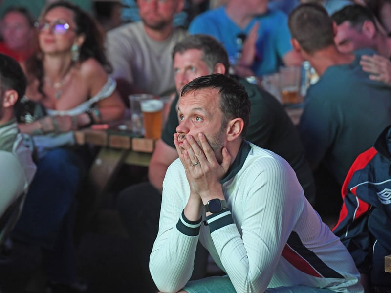 There were plenty of nervy moments in the second half as the game stayed level