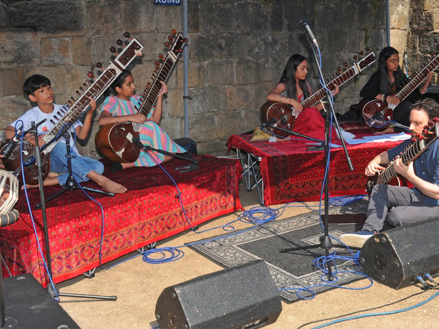 South Asian Arts UK perform at the event. 