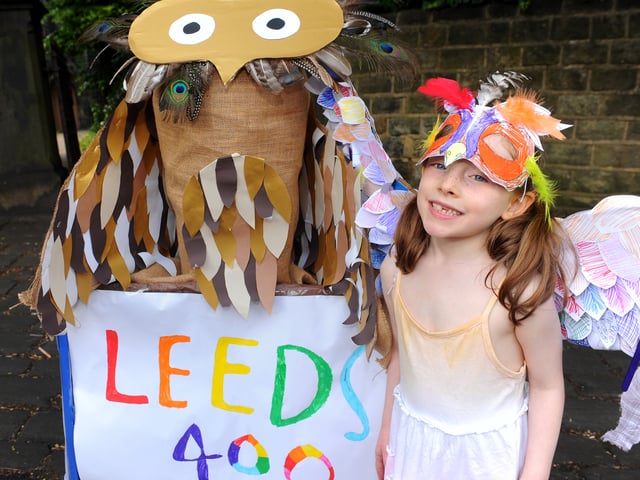 Chloe Pearson, seven, of St Stephen's School in character for the festival. 
