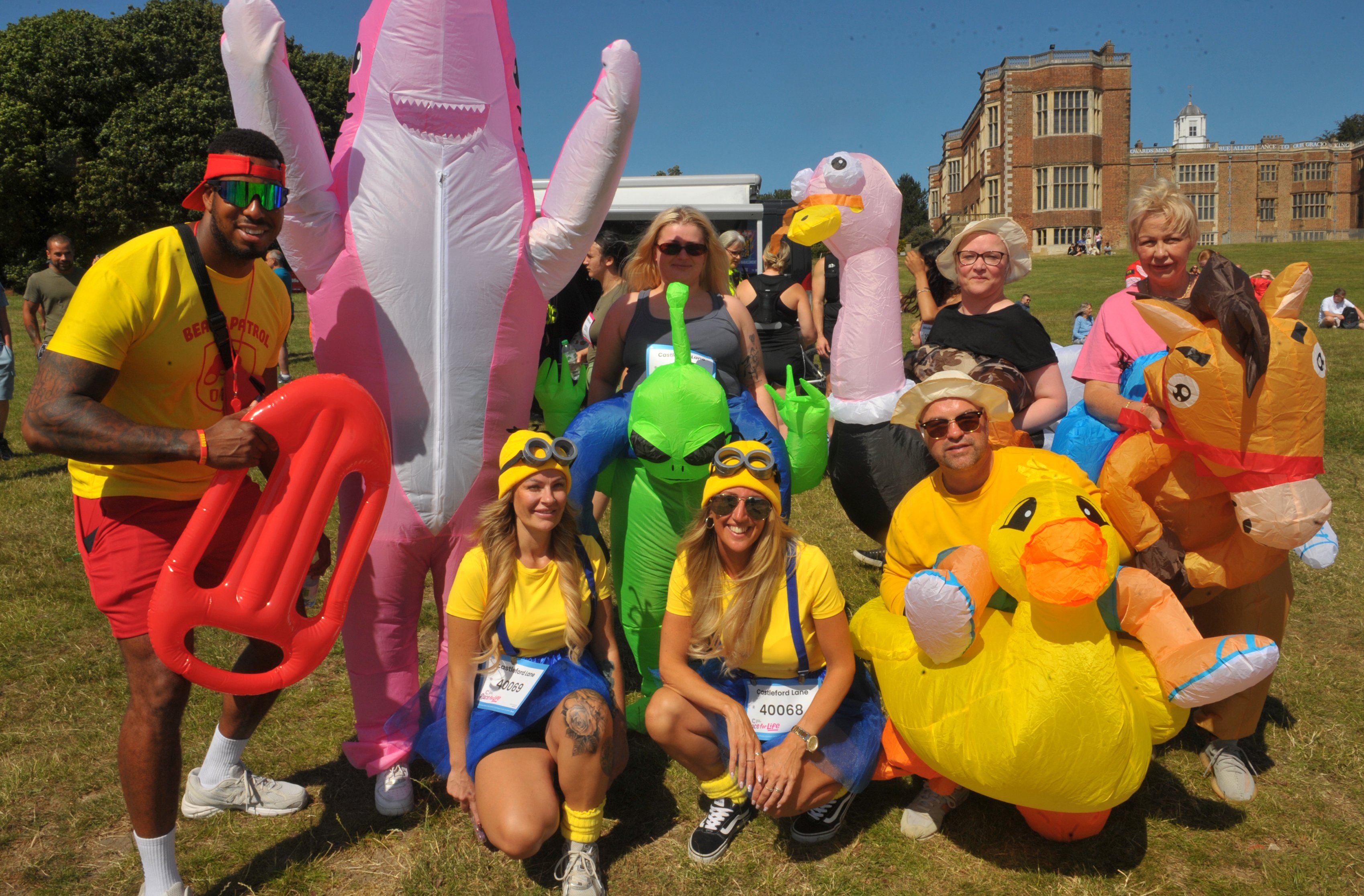 Hexagon Care Services team taking part in the event at Temple Newsam this weekend. 