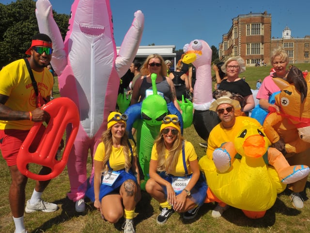 Hexagon Care Services team taking part in the event at Temple Newsam this weekend. 
