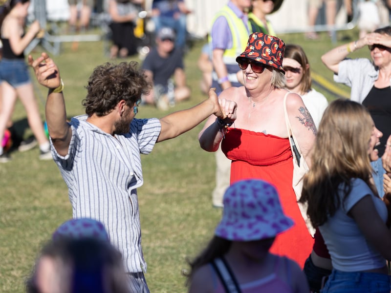 People dancing at Lincfest 2026