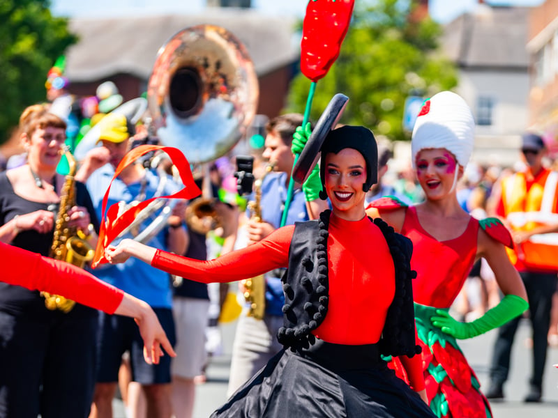 Crowds filled the streets of Pontefract for the return of the annual Liquorice Festival, celebrating the town's famous connection with liquorice.