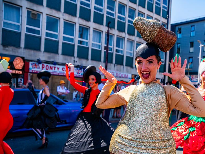 Crowds filled the streets of Pontefract for the return of the annual Liquorice Festival, celebrating the town's famous connection with liquorice.