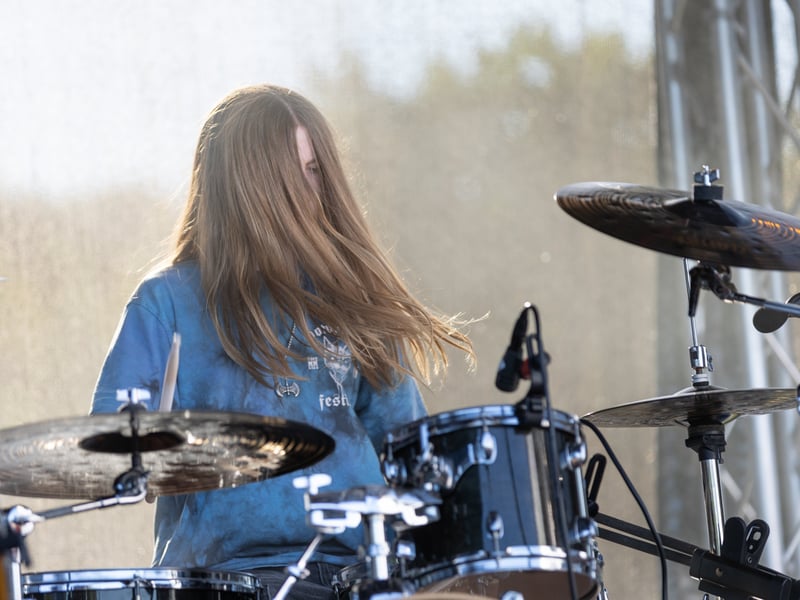 Into Pieces perform at Lincfest 2026