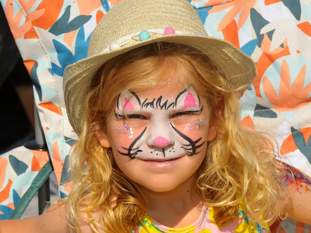 Frances Martin, five, of Moortown 
