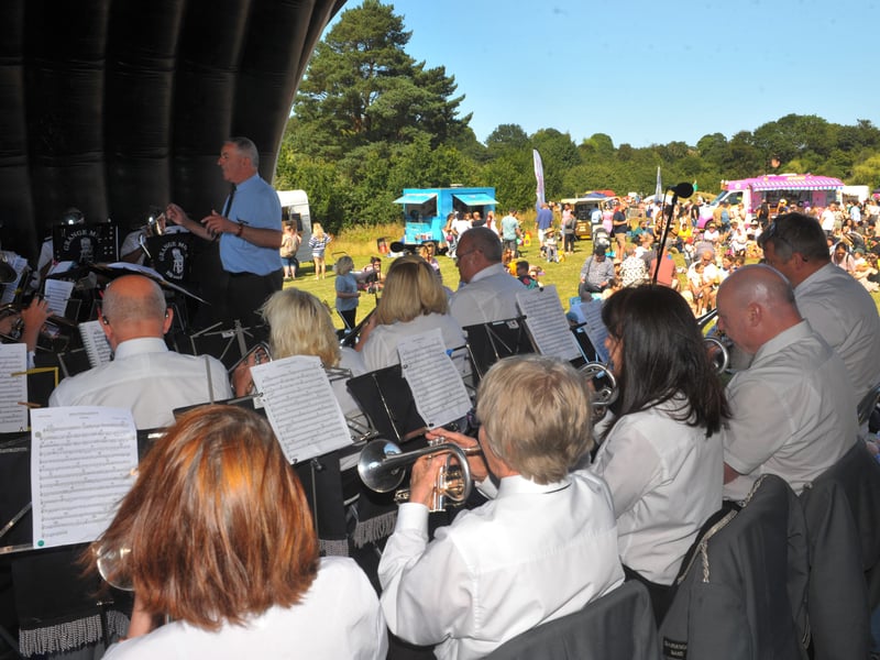 Grange Moor Brass Band.