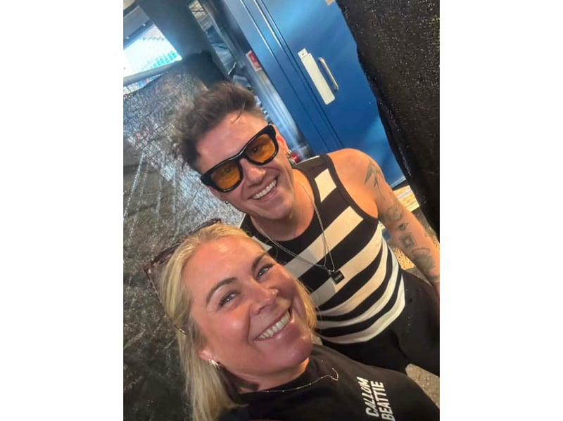 Kelly Storrie had the pleasure of meeting the man himself at Friday night's gig at Edinburgh Castle
