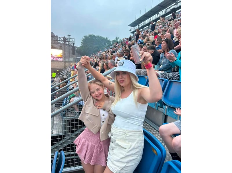It was all smiles and dancing for Caroline McGowan at Callum Beattie's Edinburgh Castle concert on Friday, July 10