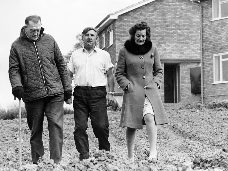 A local dispute over a much-loved walking route in Alveley made the news in April 1972, as residents claimed an old footpath had disappeared beneath the gardens of new homes. Pictured walking along the route are Mr Eric Rowley, Mr R Richardson and Mrs Doreen Drapier. Do you remember this footpath, or the changes that took place around Peacock Hill?