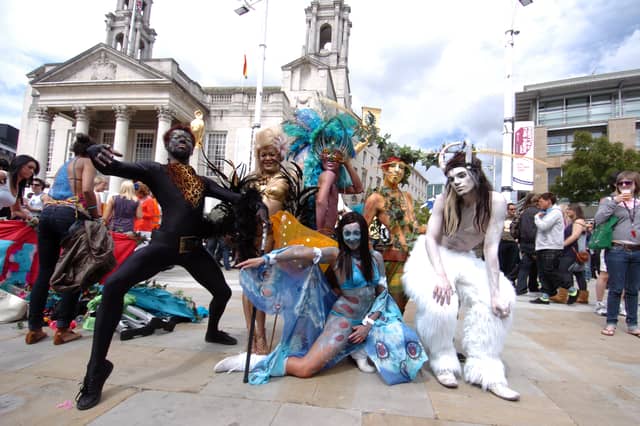 Strike a pose at Millennium Square.