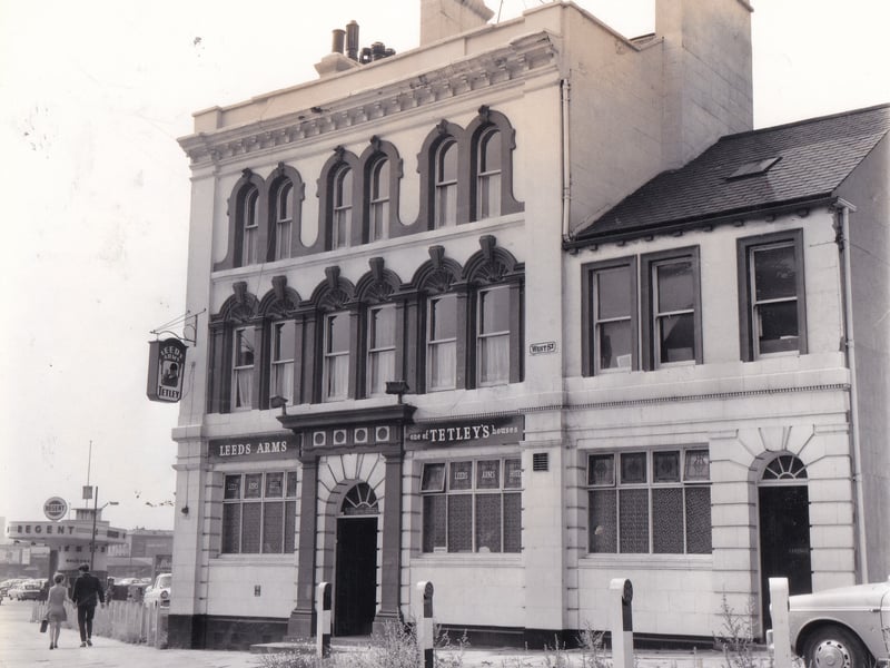 The Leeds Arms on West Street in 1969. It was among a number of pubs in the Westgate area to be demolished to make way for the Inner Ring Road.