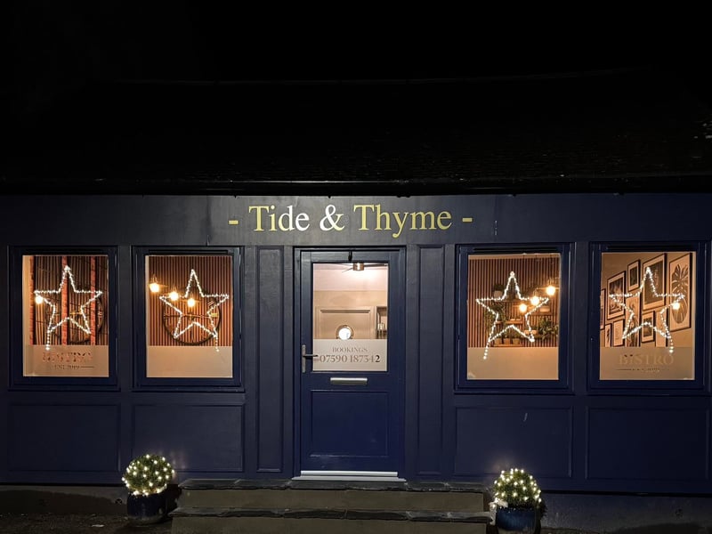 Tide & Thyme, Tighnabruaich, Argyll & Bute is number 98 on this year's list.