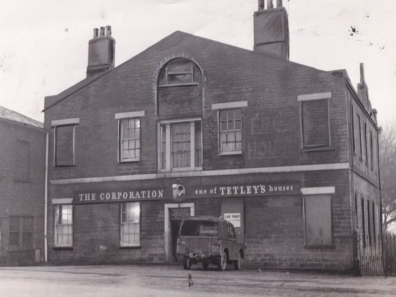 The Corporation, on Camp Road in Hunslet, pictured in November 1964, before it was demolished as part of Leeds Council's redevelopment plans. It was one of the last houses in Leeds to brew its own beer.