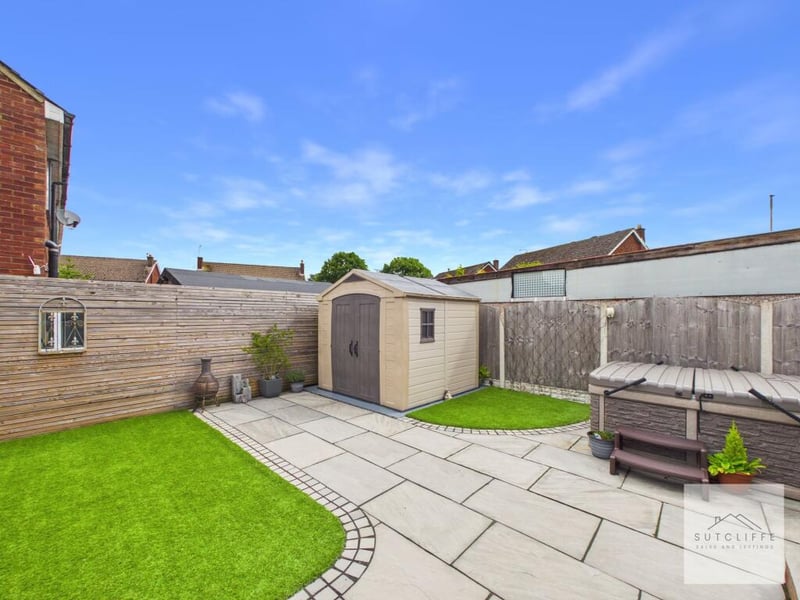 The back garden
