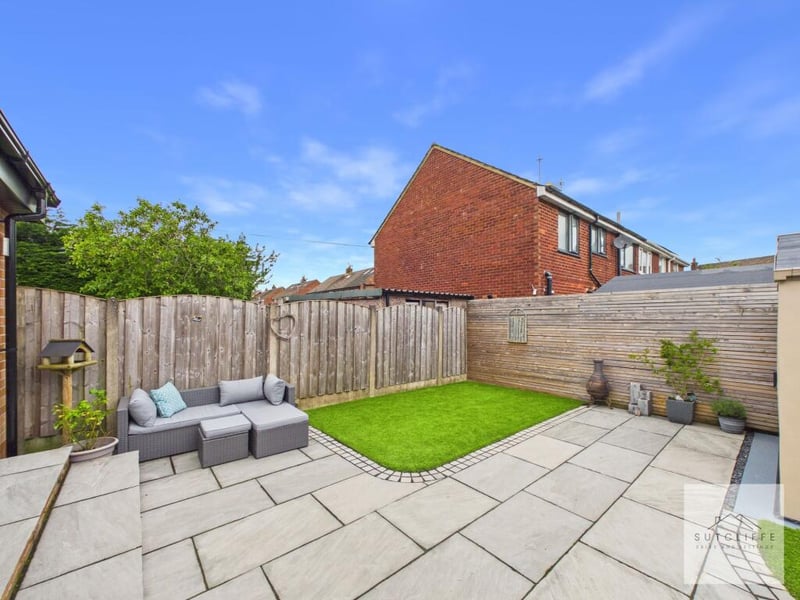 An outdoor seating area
