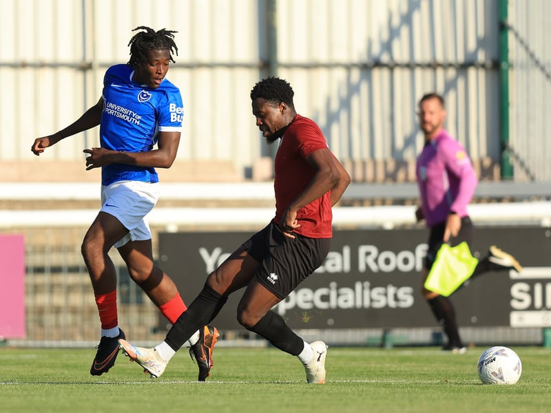 A lively start to Agu’s pro career. Powered through to create an early opening for Bishop and put himself about as he looks to make mark in pre-season after graduating from academy.