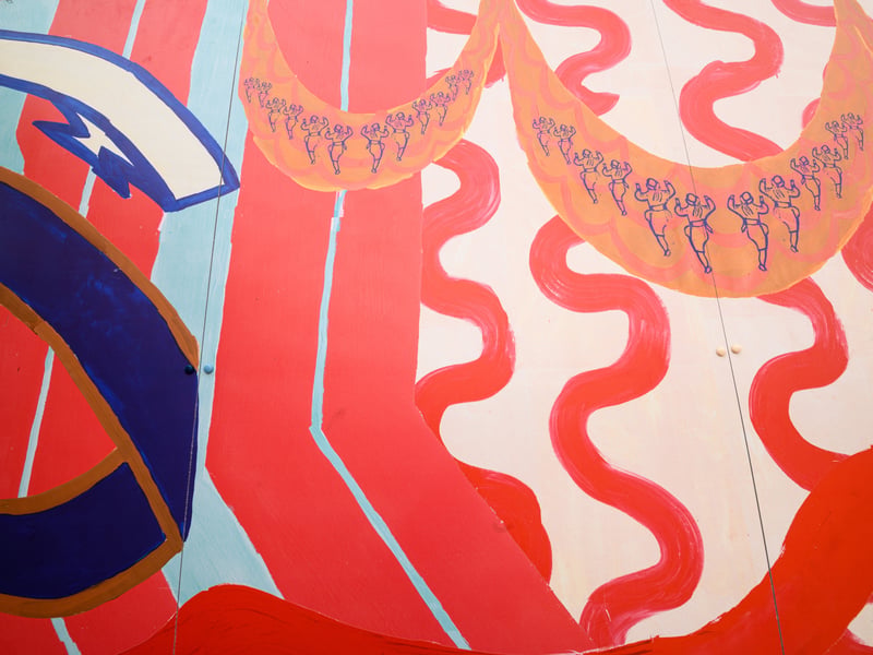 A closer look at the art pictured with. Photo: Kelvin Lister-Stuttard