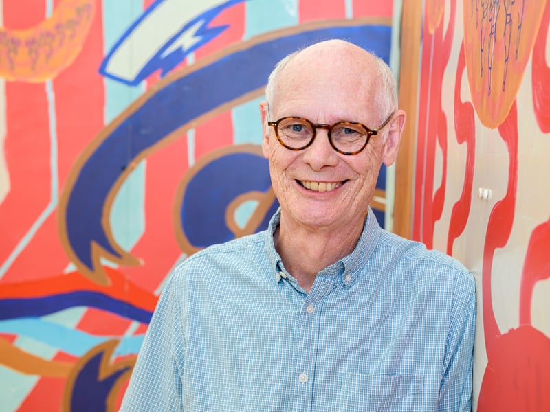 Charles Quick, Emeritus Professor in public art practice at In Certain Places. Photo: Kelvin Lister-Stuttard