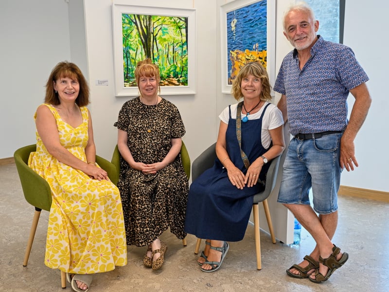 Mildred Grace, Joyce McCabe, Trish and Michael Kavanagh