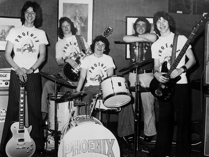 Before smartphones and streaming, local bands were the soundtrack to nights out. The Phoenix, a Ludlow pop group pictured in 1975, featured Peter Lewandowski, Neil Condliffe, Malcolm Wragg, Gerald Davies and Phil Hughes. Did you ever see them play?