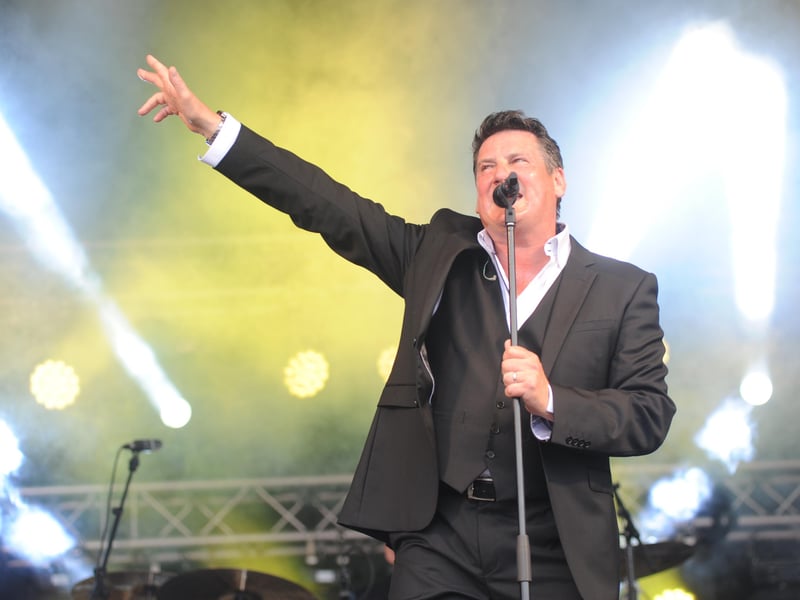 It was a golden day when Tony Hadley belted out a range of songs in Bents Park back in 2016.