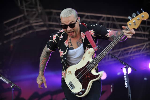 Here's a scene from the performance by Busted. Maybe you were there for the Year 2017 performance.