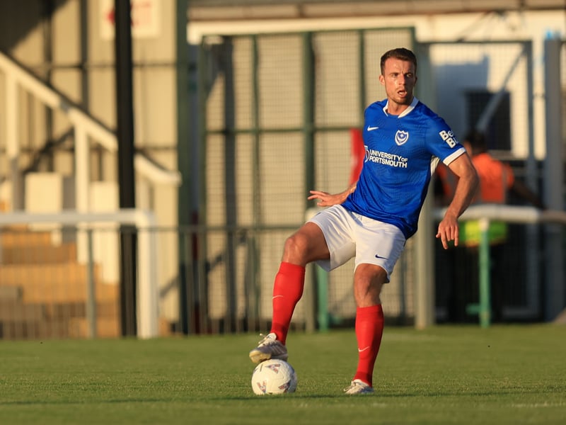 (Replaced by Madiodio Dia on 62 mins) Fascinating battle with centre-forward Quigley, yet the Pompey man was always on top, much to the frustration of the Bristol Rovers attacker. Physically dominant and in complete control.