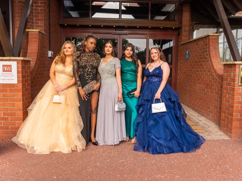 Dressed to impress and ready for the dance floor.