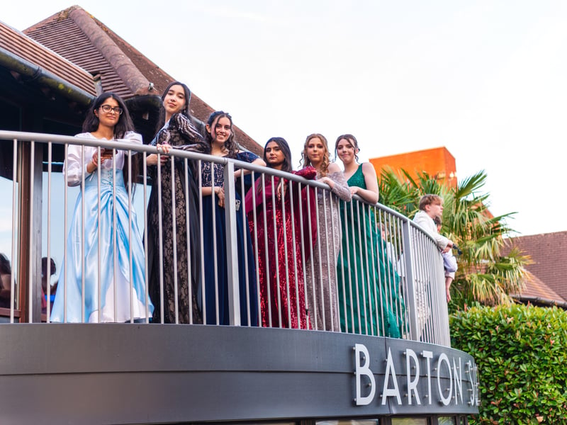 Soaking up the Barton Manor backdrop before the celebrations continued.