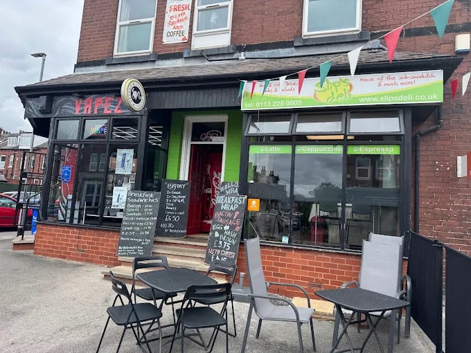 Slips Deli in Cardigan Road has received strong Google reviews thanks to its freshly made sandwiches, hearty breakfasts and welcoming service.