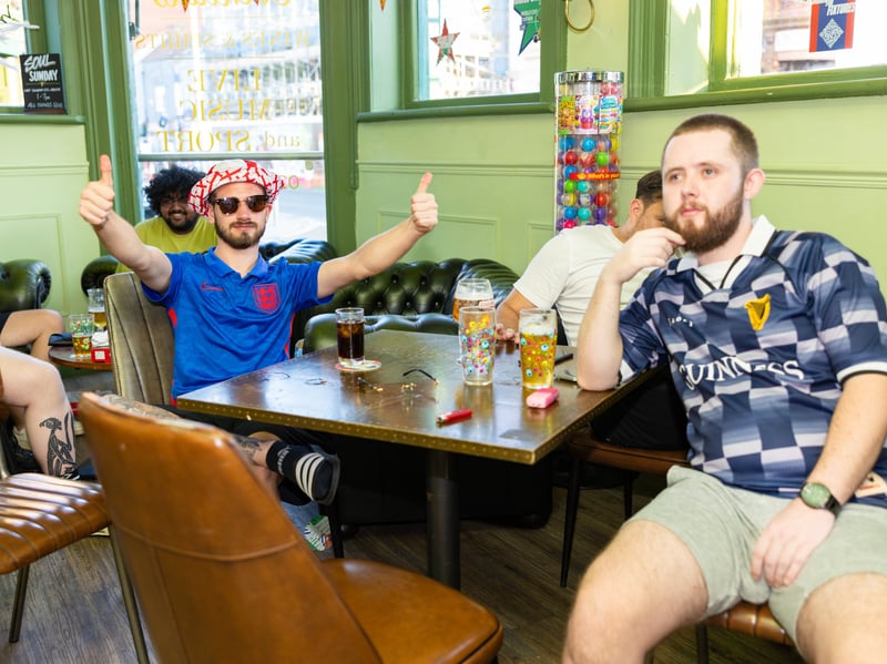 England fans in Albert Road
Picture:Marcin Jedrysiak