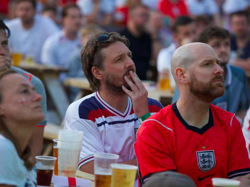 Nail biting action in the first half