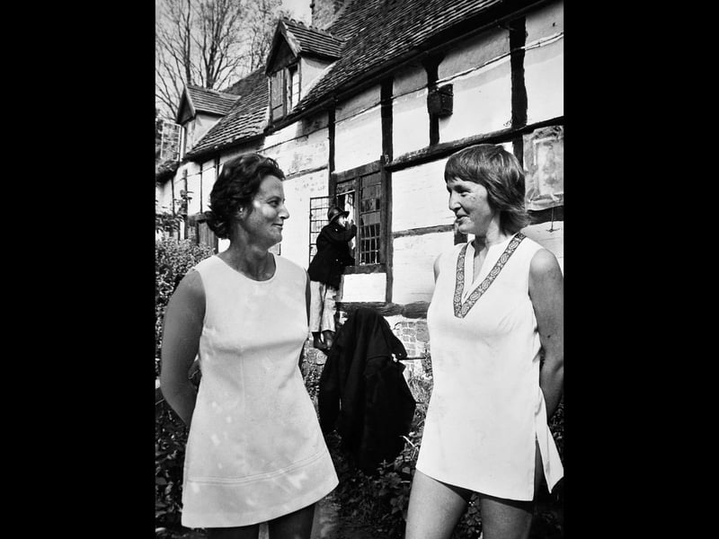 It was a match neither player was expecting. In September 1975, Claverley women Mrs Joyce Newman and Miss Tina Brown swapped tennis rackets for a hosepipe after spotting flames at the old hall beside the courts. Can you remember this part of the village?