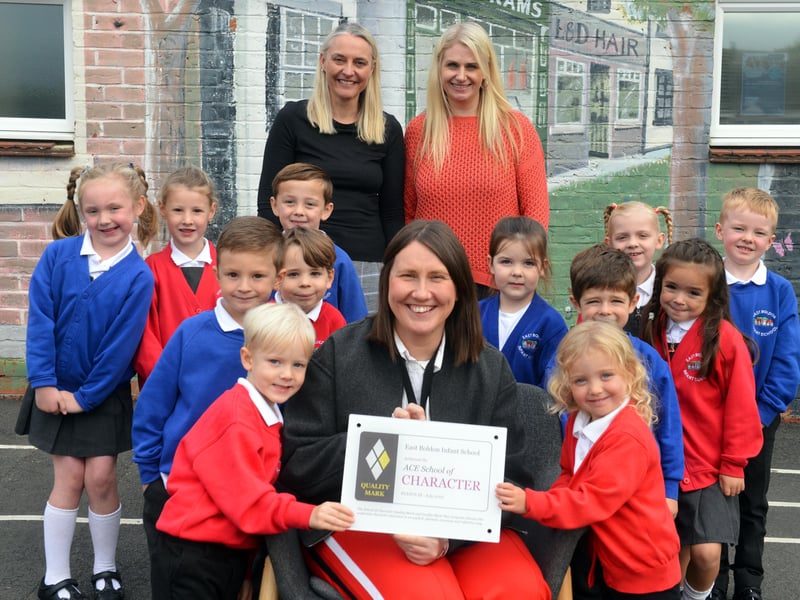 Head teacher Lisa Holt of East Boldon Infants School secured prestigious School of Character Education status for the school with help from children and staff last year.