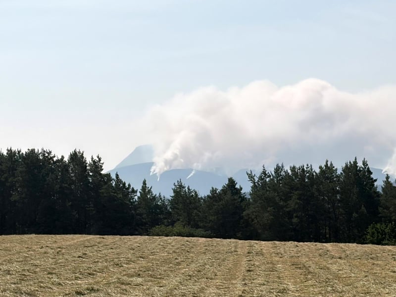 Duncan Ferguson lives in Glenmore, a village near Aviemore. Mr Ferguson, operations manager at the Spey Fishery Board, said police came to his house during Wednesday afternoon, telling residents to “leave your pets and go”.  Photo credit: Nick Forbes/PA Wire
