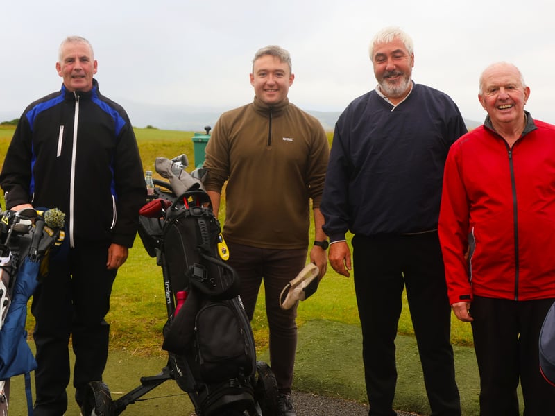 Plunkett Duffy competitors at the golf tournament