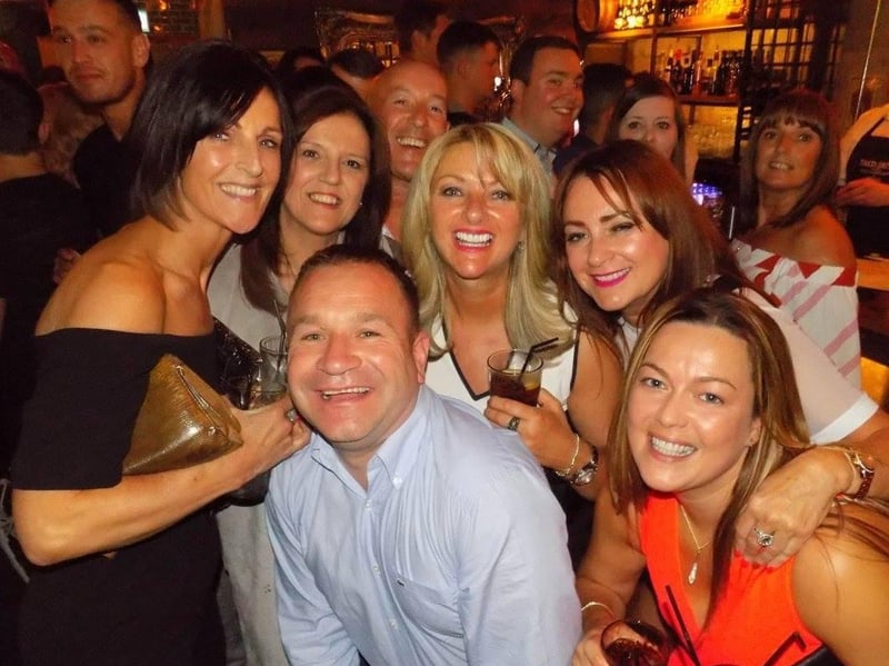 A picture which is packed with faces but we wonder how many of them you will recognise.