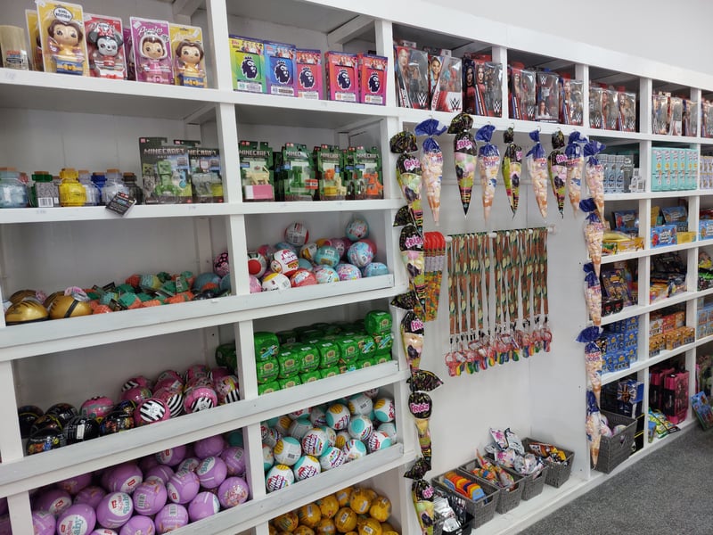 There is also a number of toys on offer.