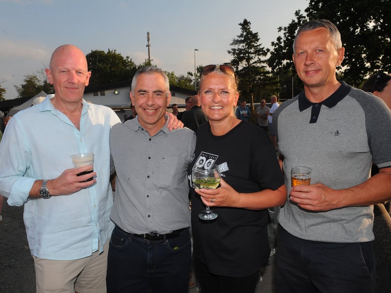 Dave Newby, Steve Lee, Helen Holmes, and Darren Holmes