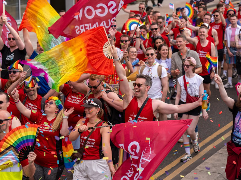 The first Pride event in Glasgow was organised 30 years ago in June 1996 as a protest for LGBTQ+ rights.