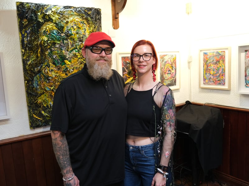 Owners of Kickham House, Travis and Nina Frisby who donated the use of the building to Tipperary Arts for use as an arts hub for the community.