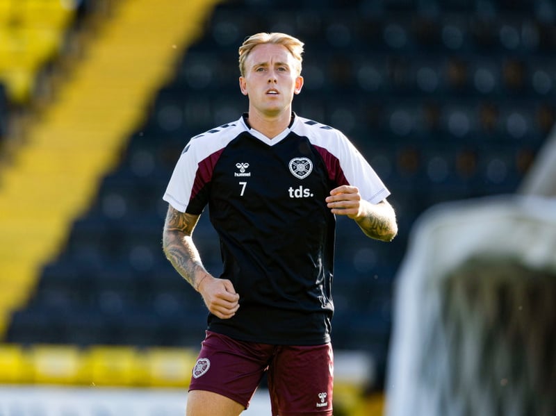 Summer import from Falkirk looks likely to be a key part of the Hearts attack.
