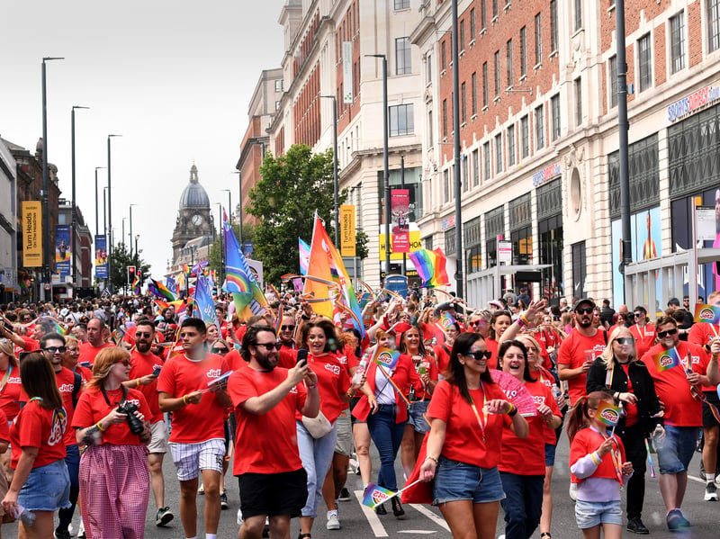 The inaugural event, then known as Leeds Gay Pride, attracted roughly 6,500 people.